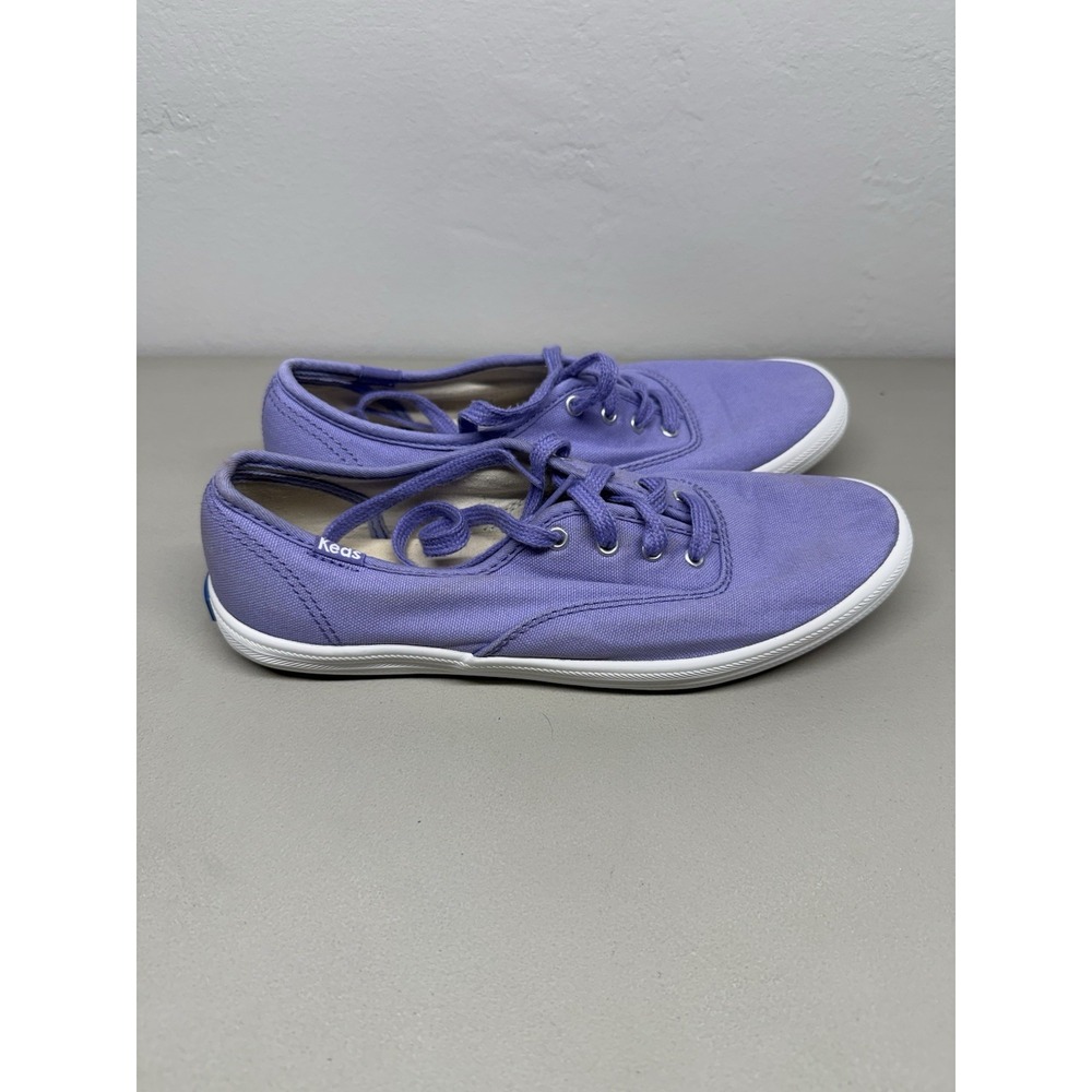 Keds Champion Womens Size 7 Purple Canvas Low Top Casual Sneakers